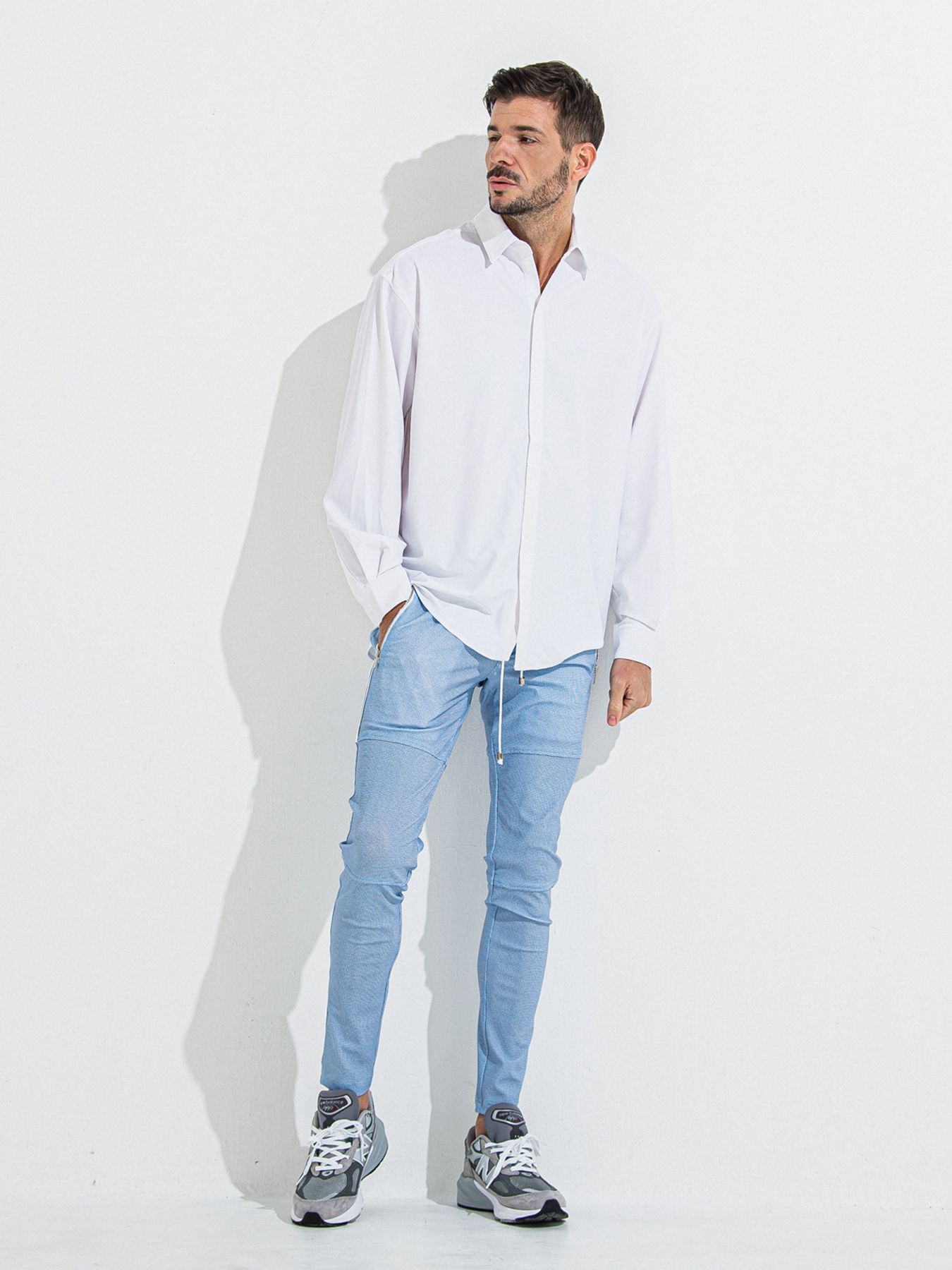 【予約品 】Johnson LINE PT / ジョンソンラインパンツ / チェックサックス