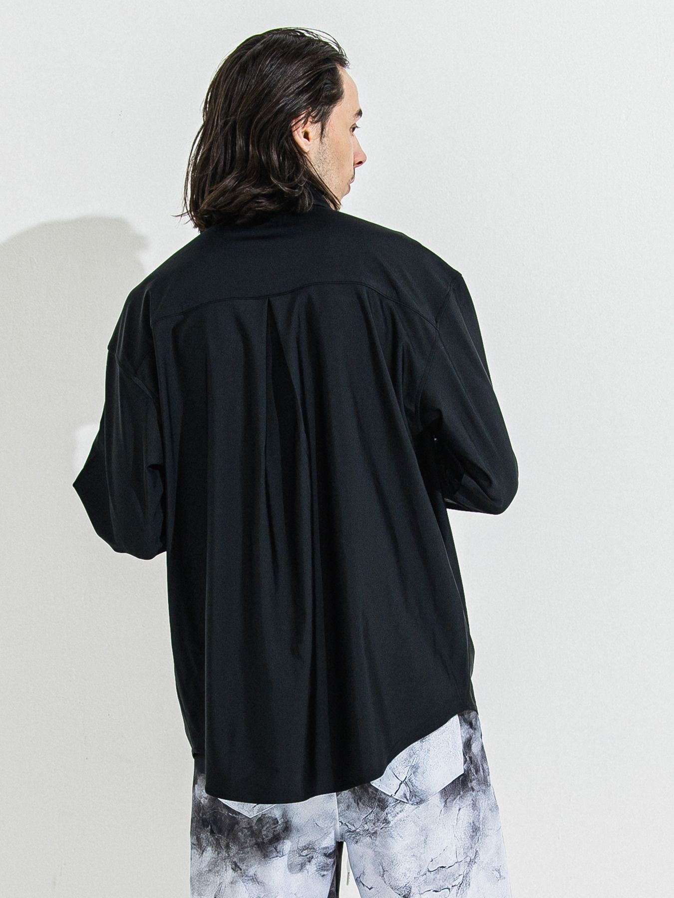 【予約品 】RASH JACK SHIRTS / ラッシュガード ジャックシャツ / ブラック