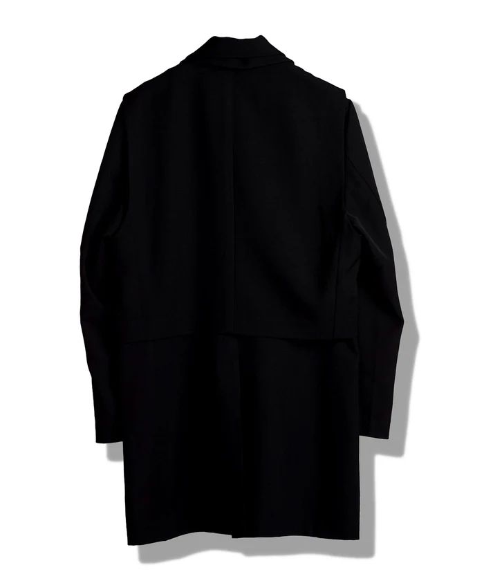 ドッキングZIPチェスタージャケット+ベスト BLACK【NOID.】