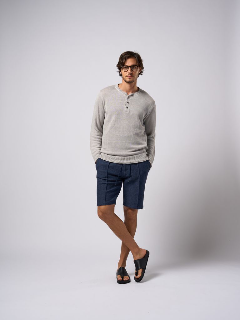 wjk - 【予約品9月19日 10時締め】 linen henley knit