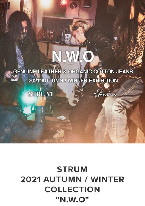 STRUM2021ー22AWコレクション先行予約開始　店頭受注会4/17sat~18sun 日曜日デザイナー桑原氏　登場　YouTubeつき