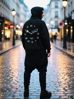 《受注生産2026年2月8日18時締め》GODSIZE CLOCK RELAXED FIT PULLOVER HOODIES [BLACK]