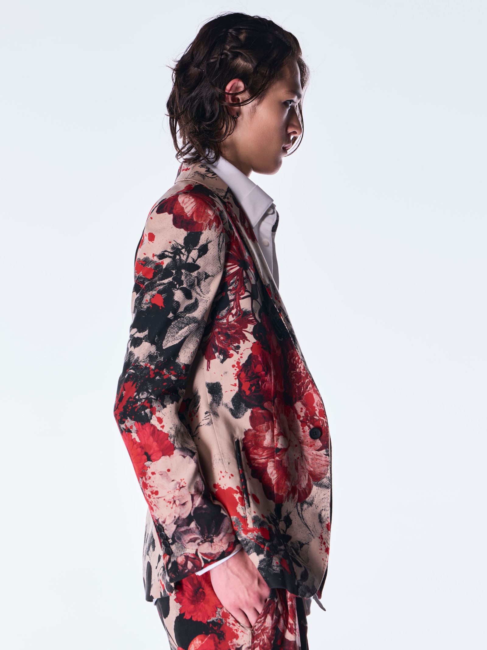 【予約品 6月29日(月) 締切】Beige Flora Jacket / ジャケット / ベージュ