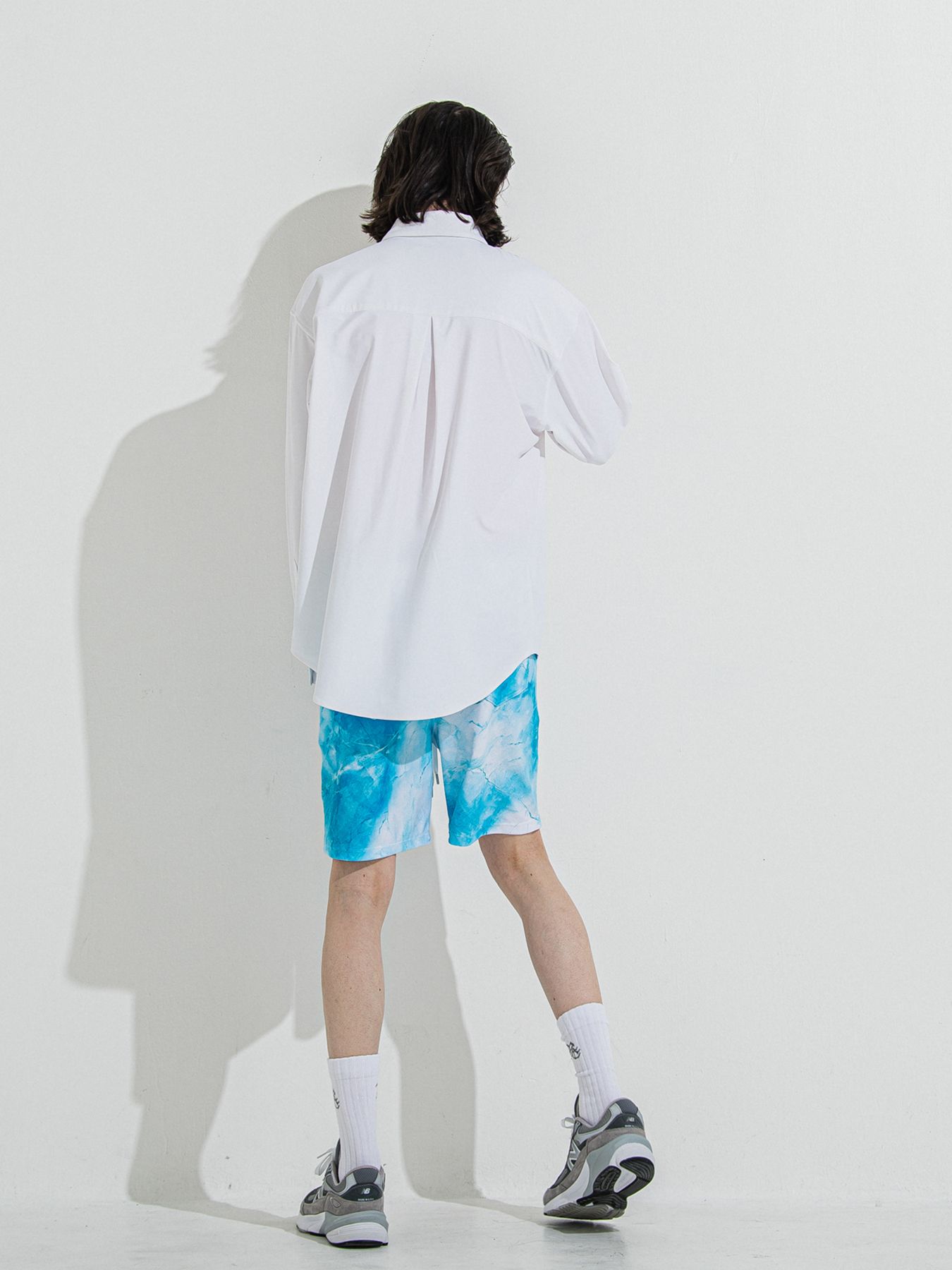 【予約品 】RASH SHORTS / ラッシュガード ショーツ / マーブルブルー