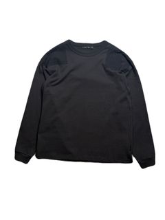 【予約品 3月9日(月) 18:00 締切】MILITARY L/S T / ミリタリー ロンT / ブラック