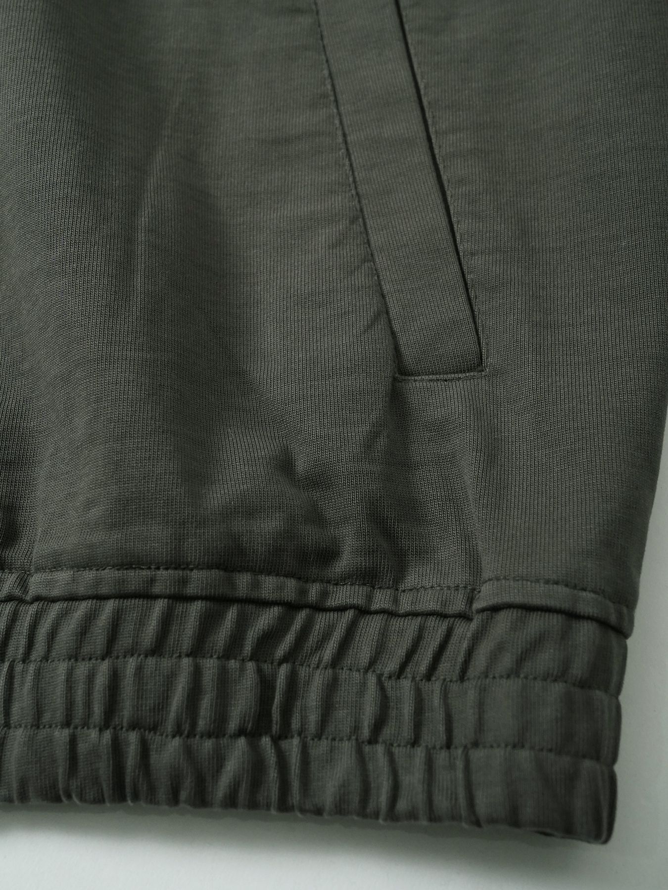 【予約品 5月6日(水) 締切】MOLD-SWEATJACKET / スタンドブルゾン / チャコール