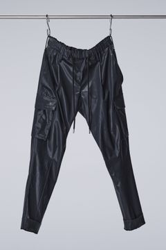 Cross Dot Wet Print Cargo Pants / ブラック 【THE ONENESS】