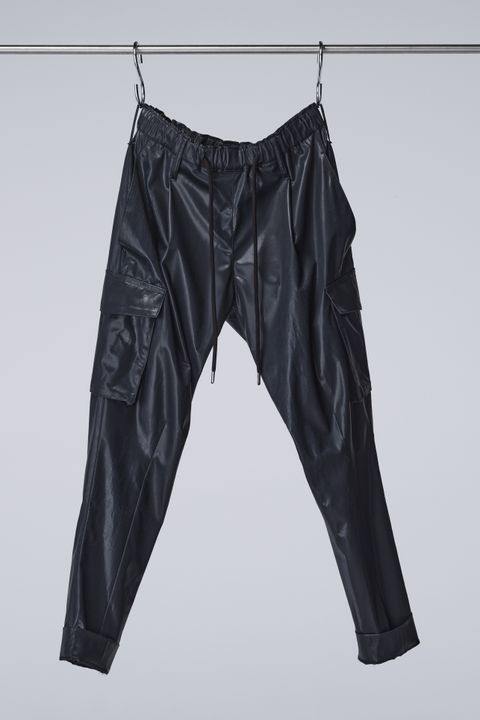 Cross Dot Wet Print Cargo Pants / ブラック 【THE ONENESS】