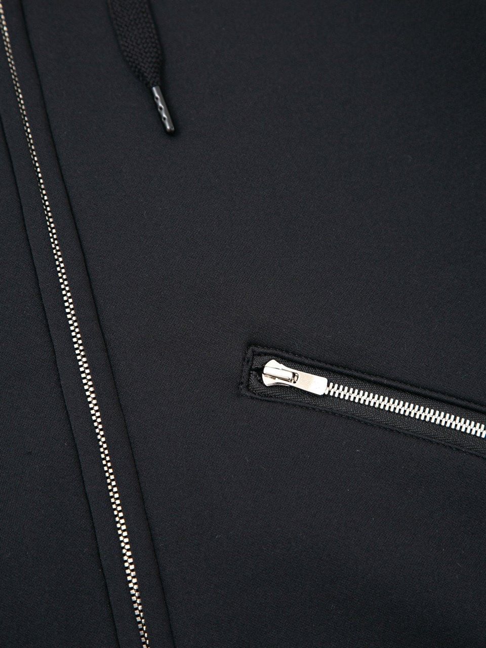 コーデュラ 裏フリース ジップアップ フーディー /  Zipup Hoodie  / ブラック 【STRUM】