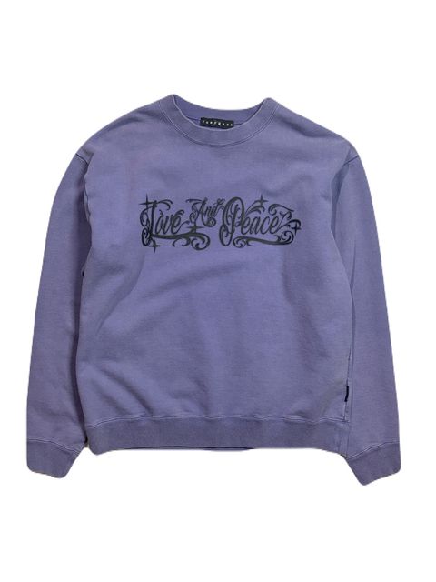 【予約品】GARMENT DYED SWEAT / ガーメントダイ スウェット / パープル