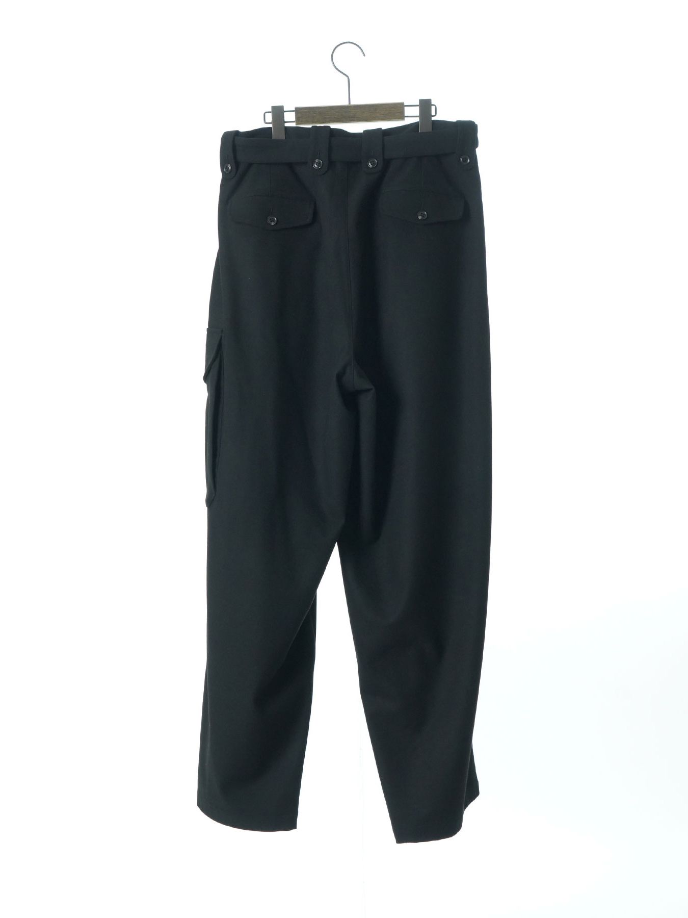 【予約品 】WOOLPILOTPANTS / ウールミリタリーパンツ / ブラック