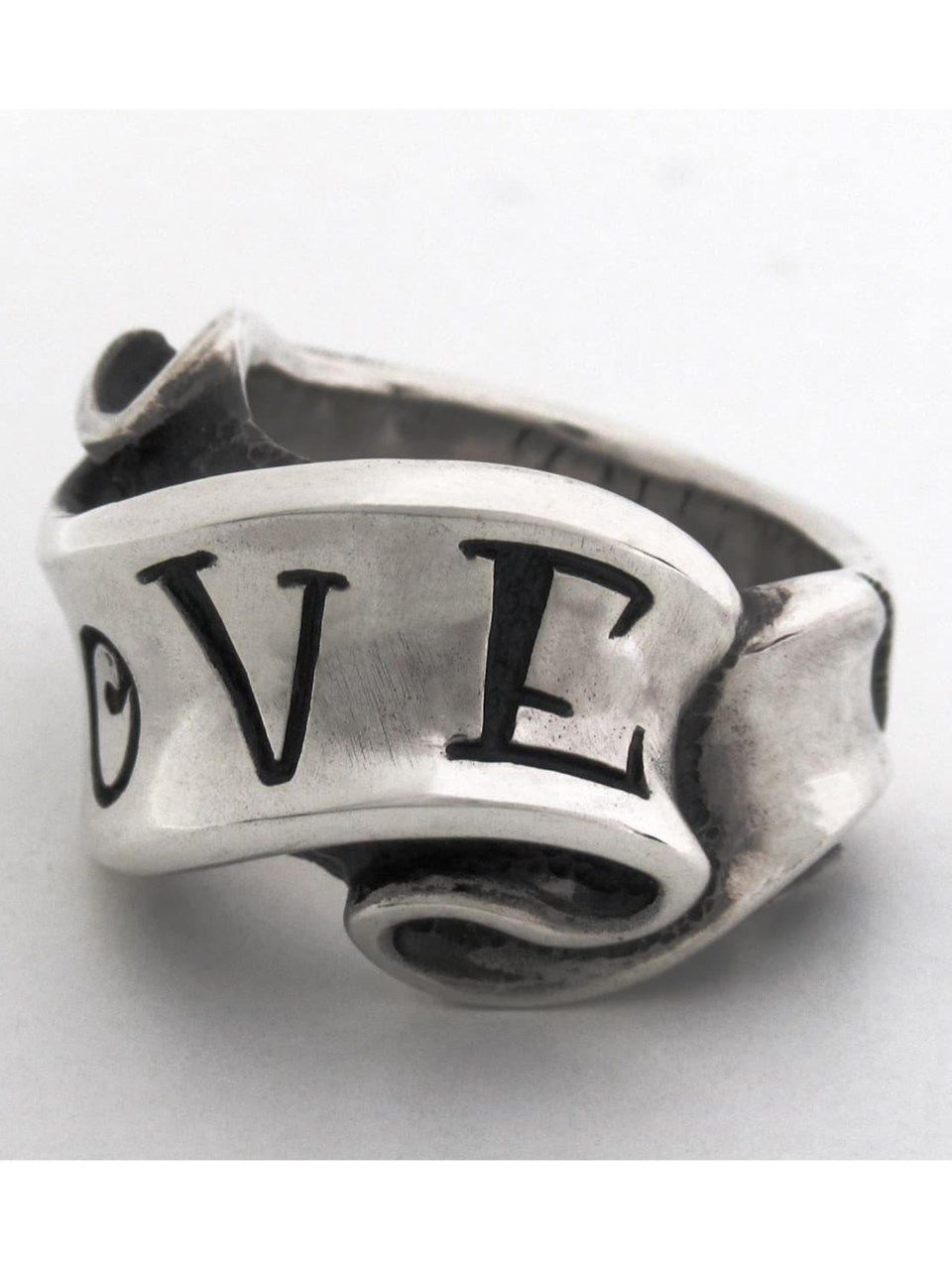 Message On Ribbon Ring / LOVE / リング