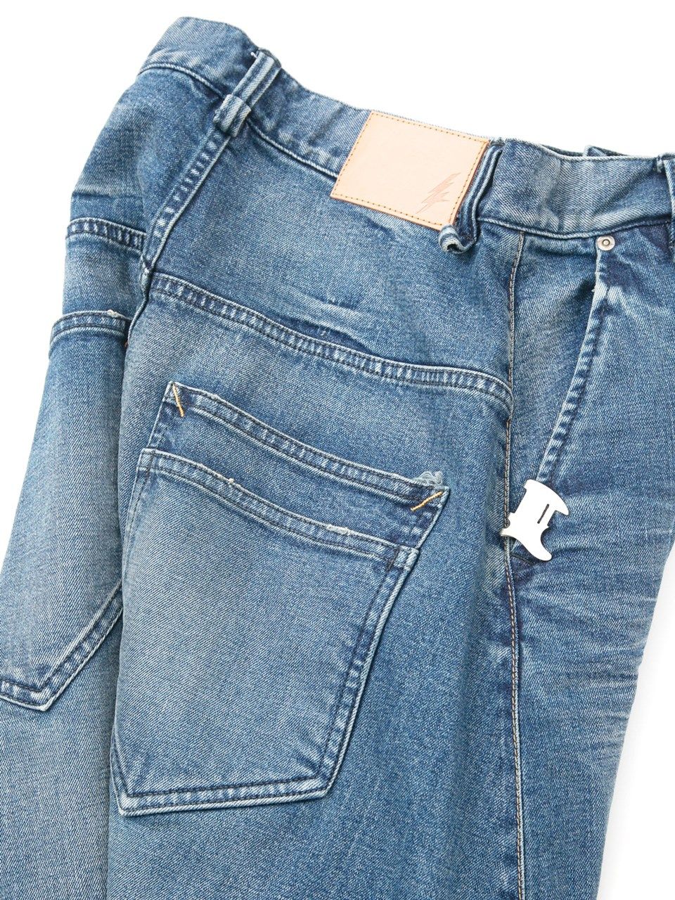 12.5oz Organic Cotton Stretch 3D Wide Straight Jeans / 12.5oz オーガニックコットン ストレッチデニム 3D ワイドストレート ジーンズ / RAD CLUB / インディゴ