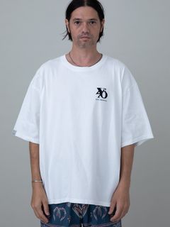 【予約品 11月23日(日) 締切】PRINTTEE-B short / ロゴプリント Tシャツ / WHITE