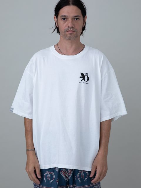 【予約品 】PRINTTEE-B short / ロゴプリント Tシャツ / WHITE
