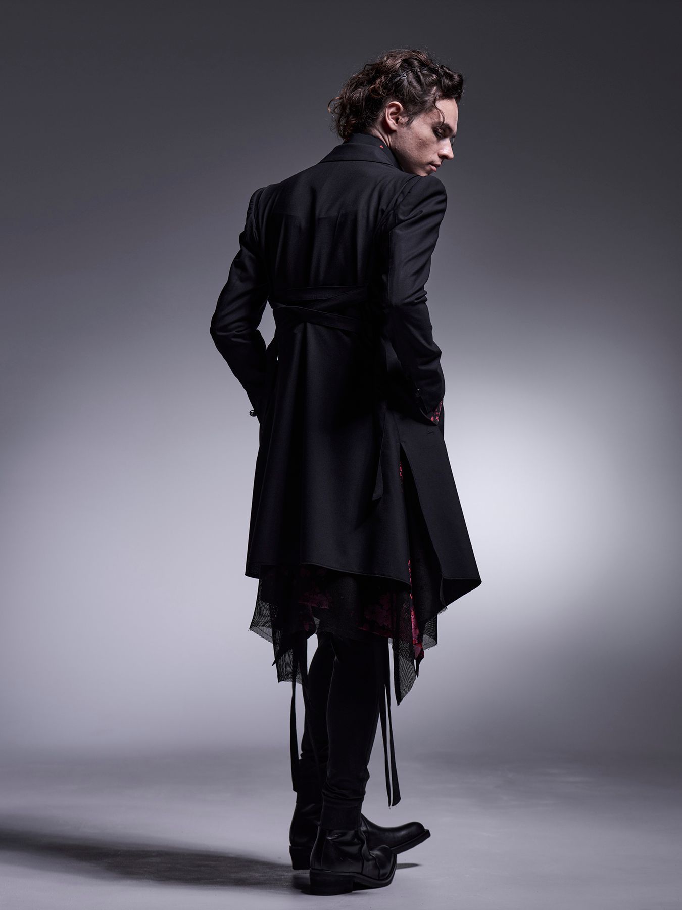 【予約品 7月13日(日) 締切】Long Flare Jacket / ロングフレアジャケット / ブラック