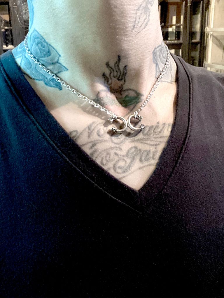 《受注生産》TWIN CROWN NECKLACE / ツインクラウンネックレス / 注文から1～2週間後入荷予定