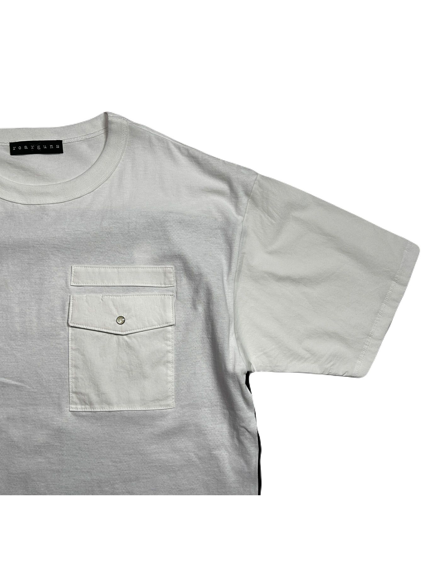 【予約品 8月10日(日) 締切 】EAGLE EMB S/S T / イーグルエンボス Tシャツ / 刺繍 ホワイト