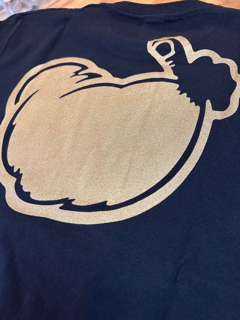TPC/t-shirts(logo) / ブラック×ゴールド  [TPC］