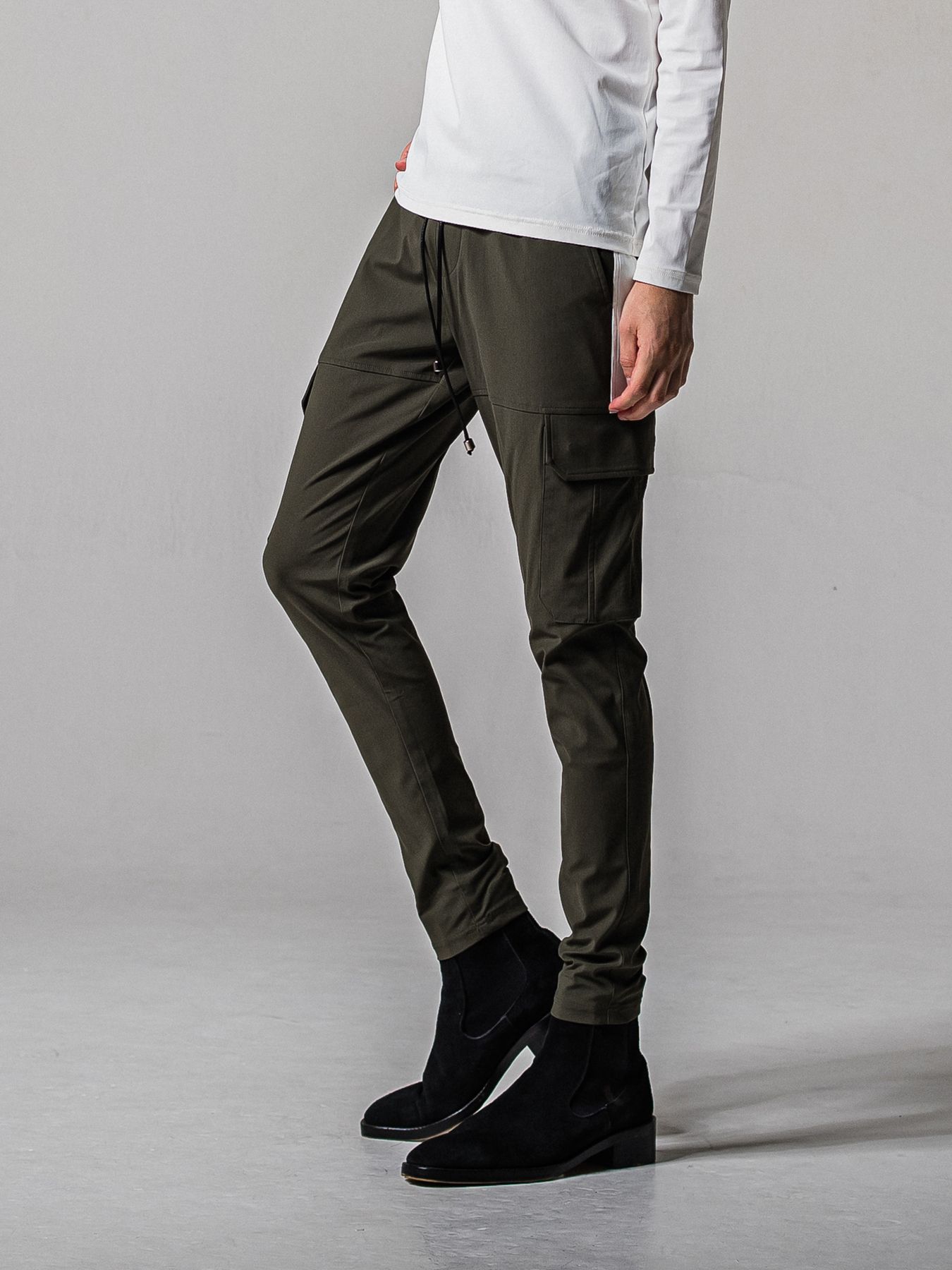 【予約品 11月16日(日) 締切】DARREL CARGO PT / ダレル ナイロンカーゴパンツ / カーキ