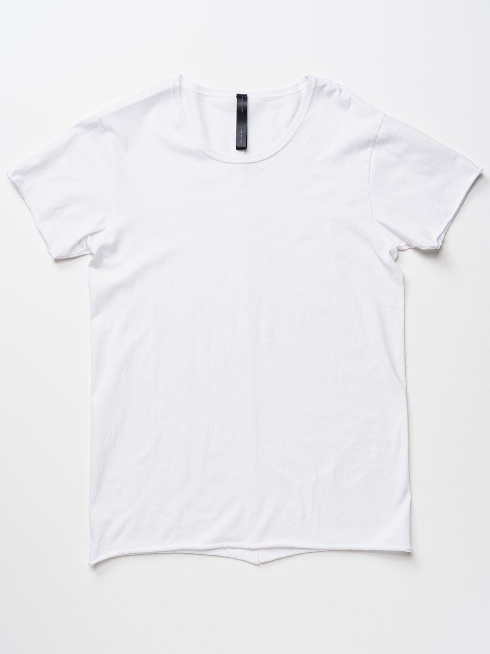 《予約品》 cut-off crew-neck S/S / クルーネックTシャツ / ホワイト
