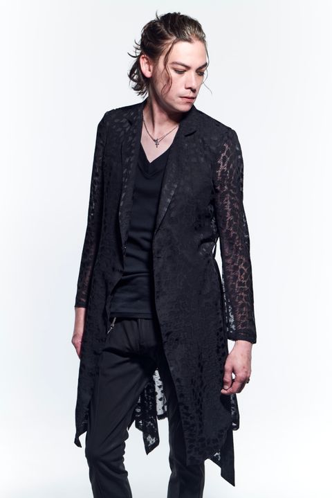 《予約品》 FlareJacket テーラードジャケット OpalLeopard / Black 【kiryuyrik】 5月入荷予定