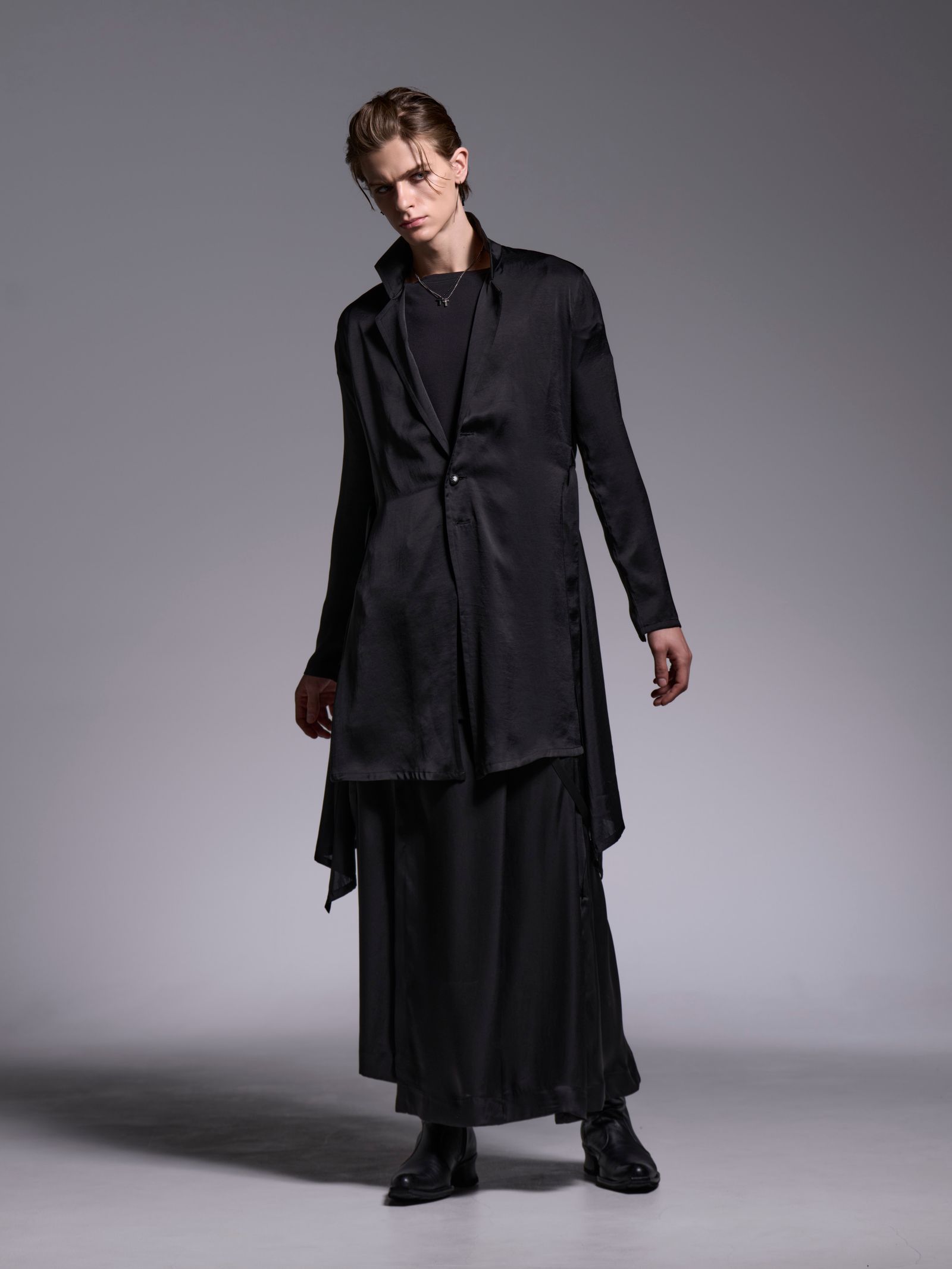 【予約品 1月4日(日) 締切】Flare Shirts Jacket / フレアシャツジャケット / ブラック