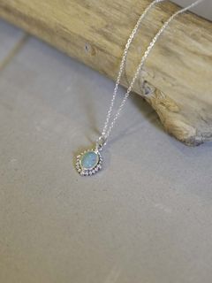 《予約品 》 STONE CHARM NE  / ネックレス / ターコイズ 【Iroquois.SENTI】