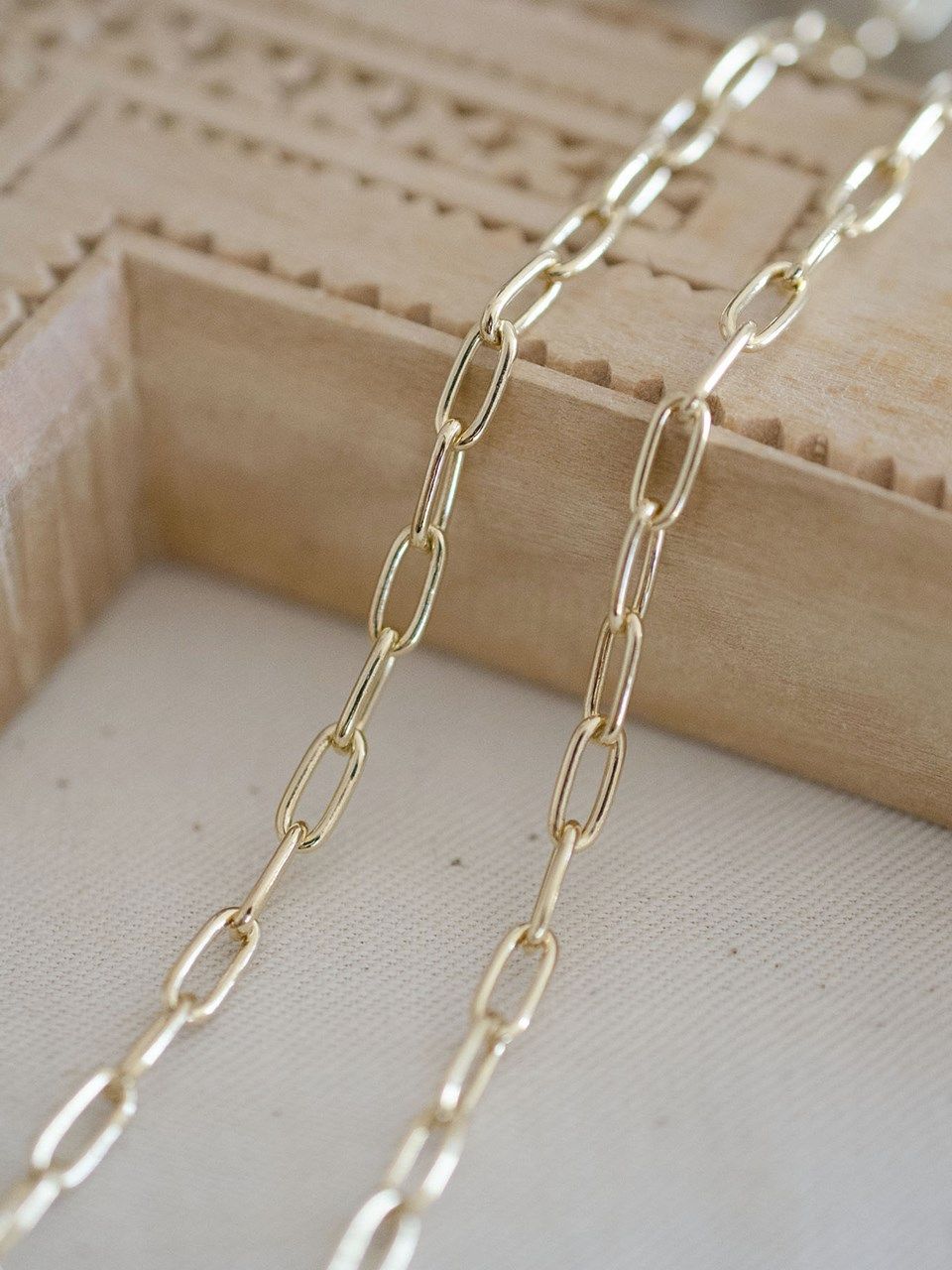 《予約品》 AZUKI CHAIN  / ゴールド