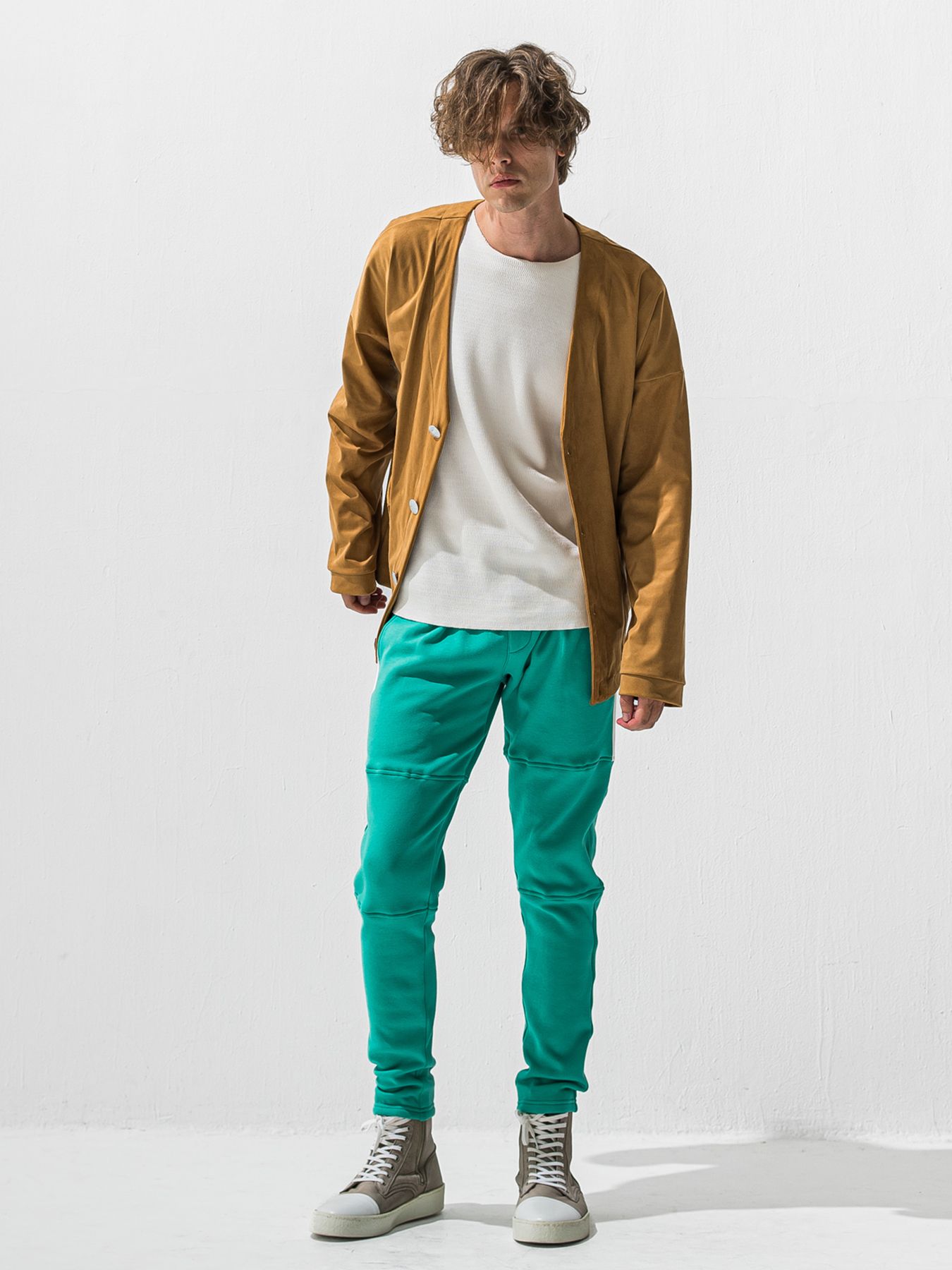 【予約品 9月6日(日) 締切】SUEDE CARDIGAN / スウェードカーディガン / ベージュ