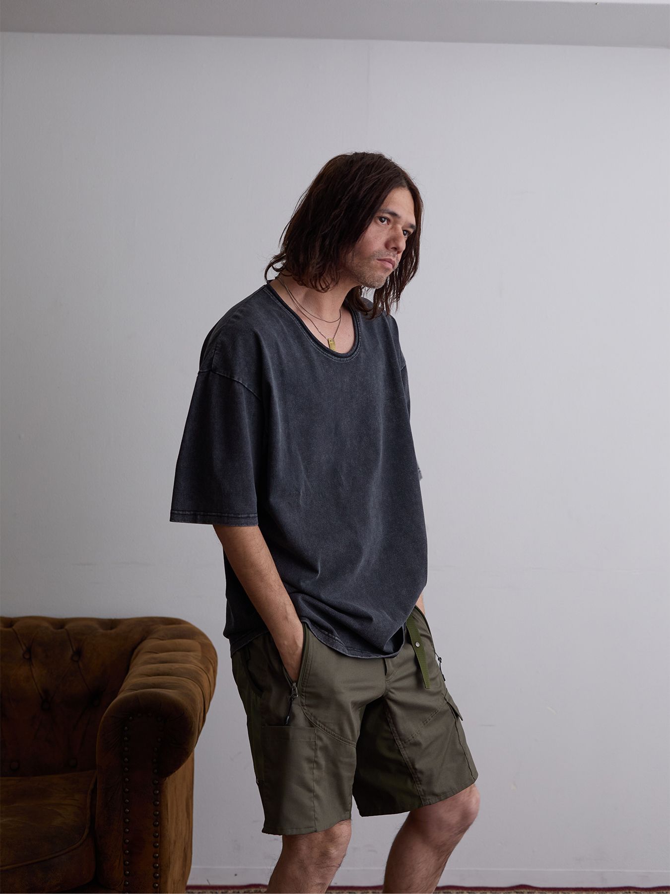 CREWNOT TEE crock / Tシャツ / ブラック