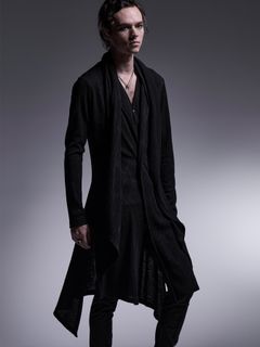 【予約品 7月13日(日) 締切】Stoal Cardigan/ ストールカーディガン / ブラック