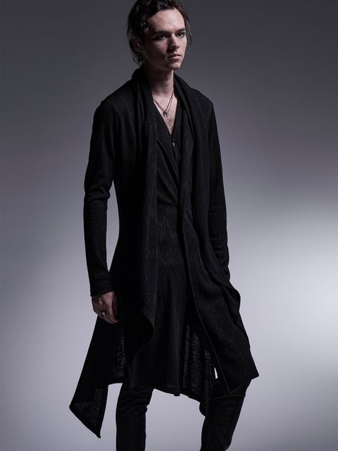 【予約品 7月13日(日) 締切】Stoal Cardigan/ ストールカーディガン / ブラック
