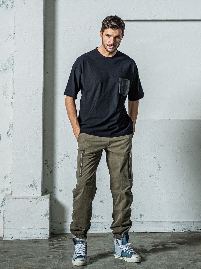 DAVID CARGO PANTS バイオ加工 / カーキ