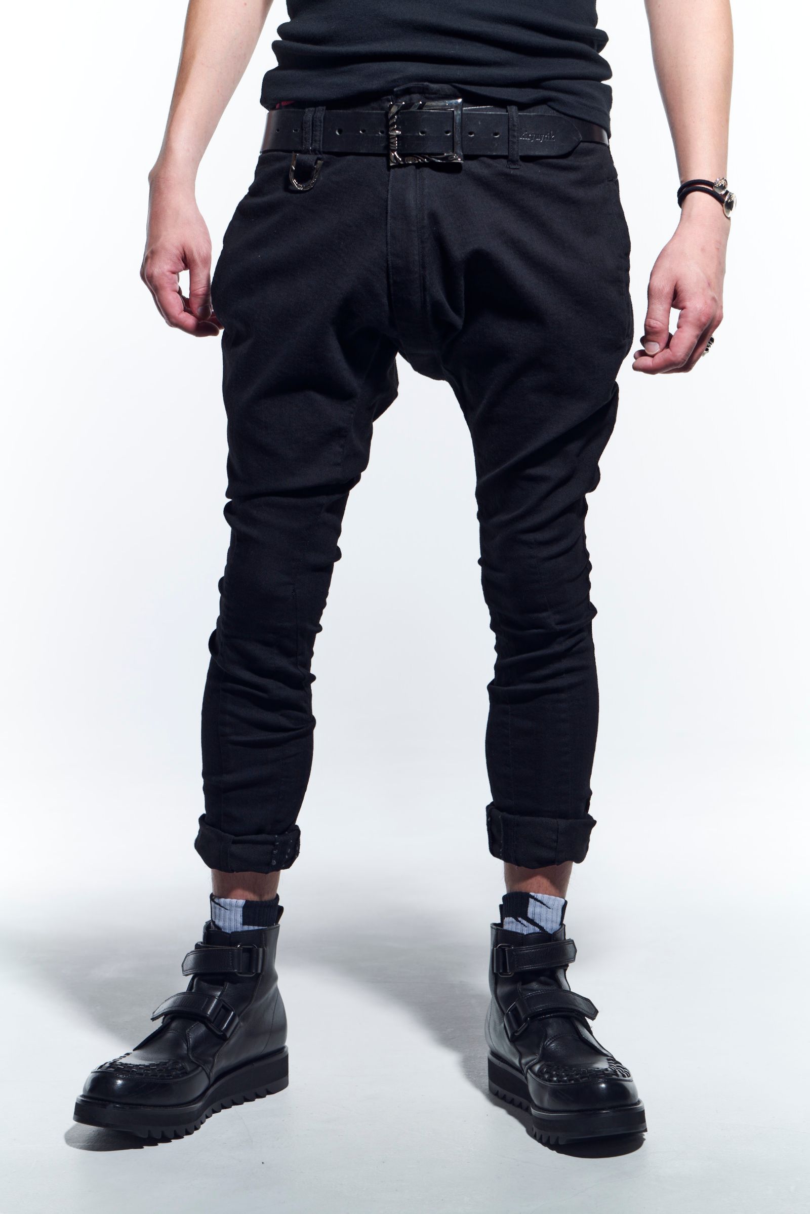 《予約品》 SaruelBondagePants デニムパンツ BlackDenim / Black 【kiryuyrik】 2月入荷予定