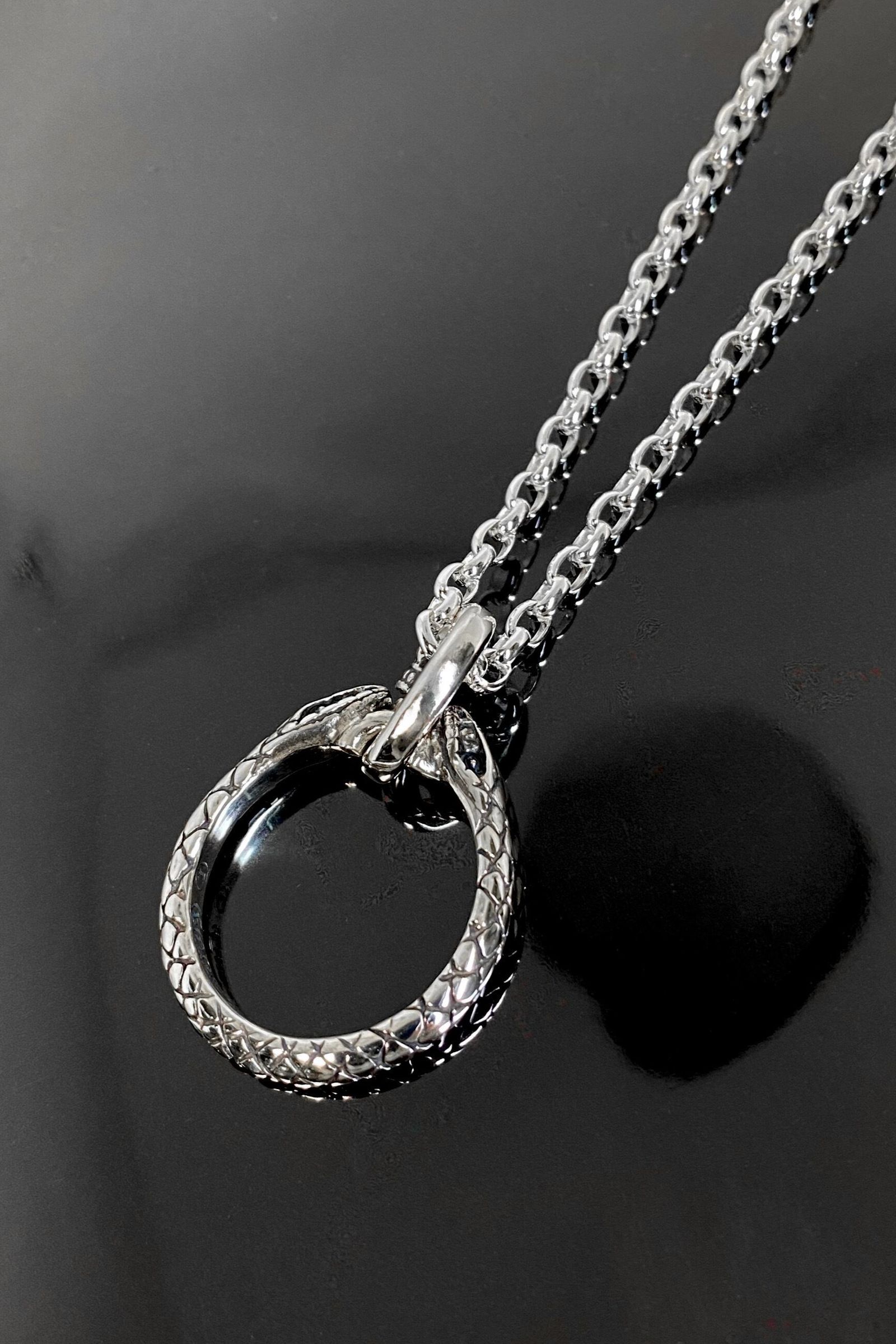 《受注生産》 HORSESHOE:SNAKE NECKLACE ネックレス 【GOD SIZE】 注文から1~2週間後入荷予定
