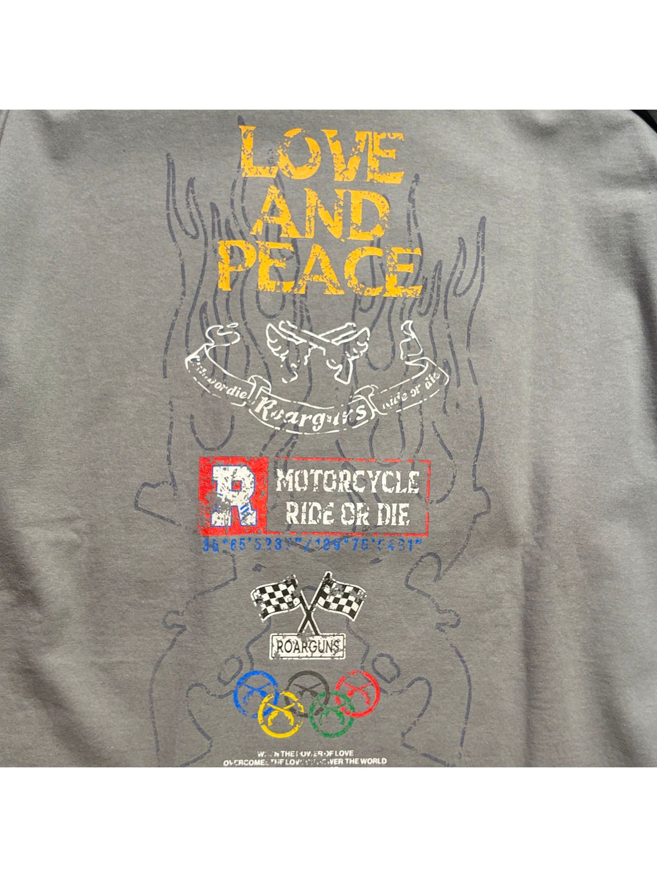 【予約品 3月9日(月) 18:00 締切】INKJET PRINT SWAET / インクジェットプリント スウェット / グレー