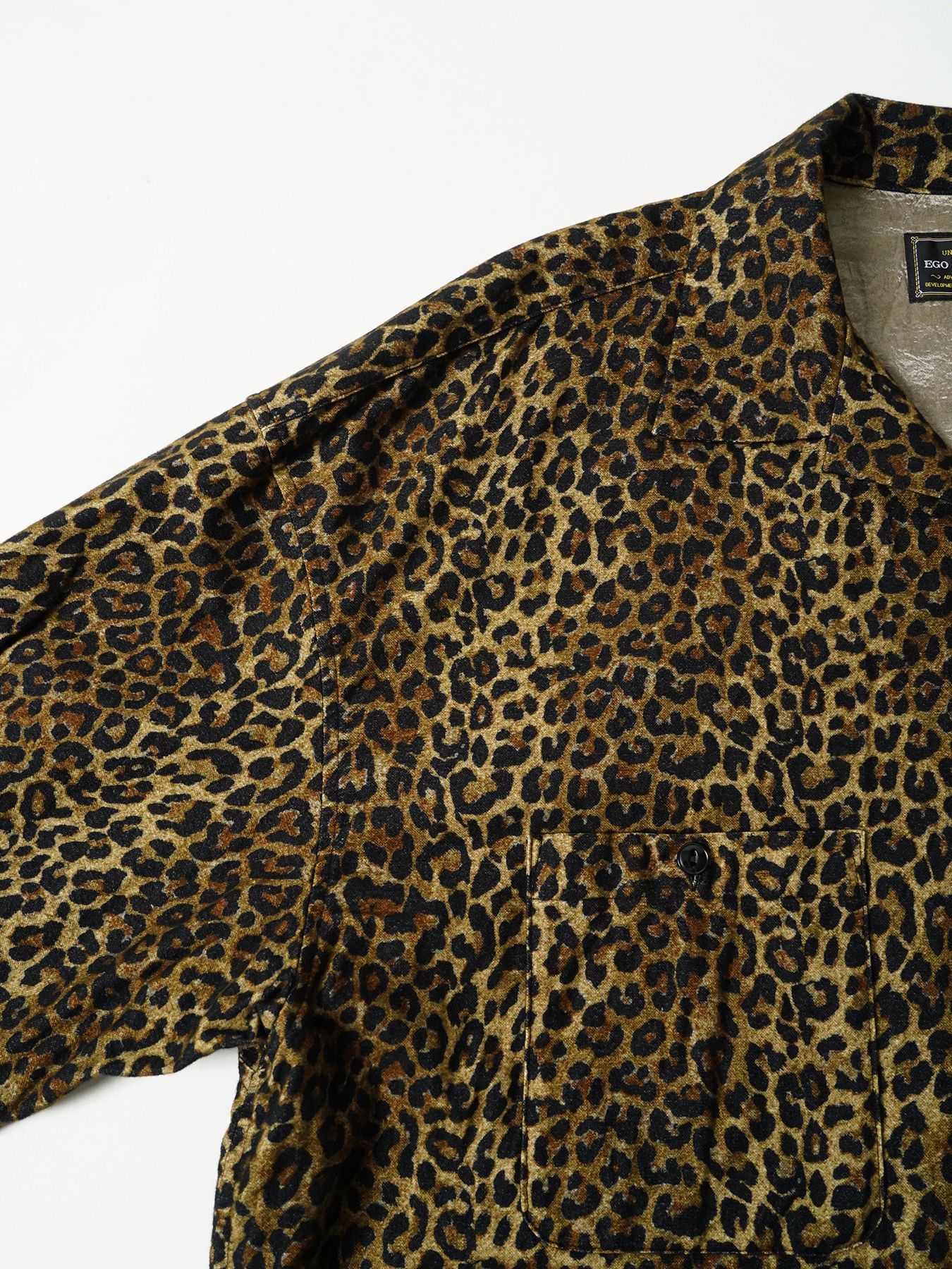 【予約品 7月5日(日) 締切】LEOPARD FLANNELSHIRTS / レオパード フランネルシャツ / ベージュ