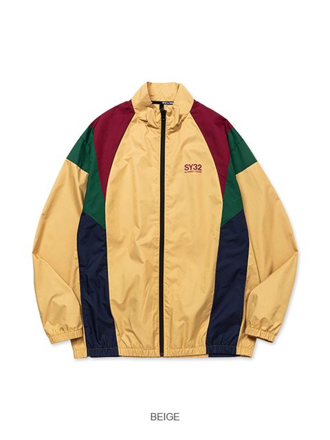 EXCHANGE COLOR / スタンドジップブルゾン軽量撥水 / イエローベージュ