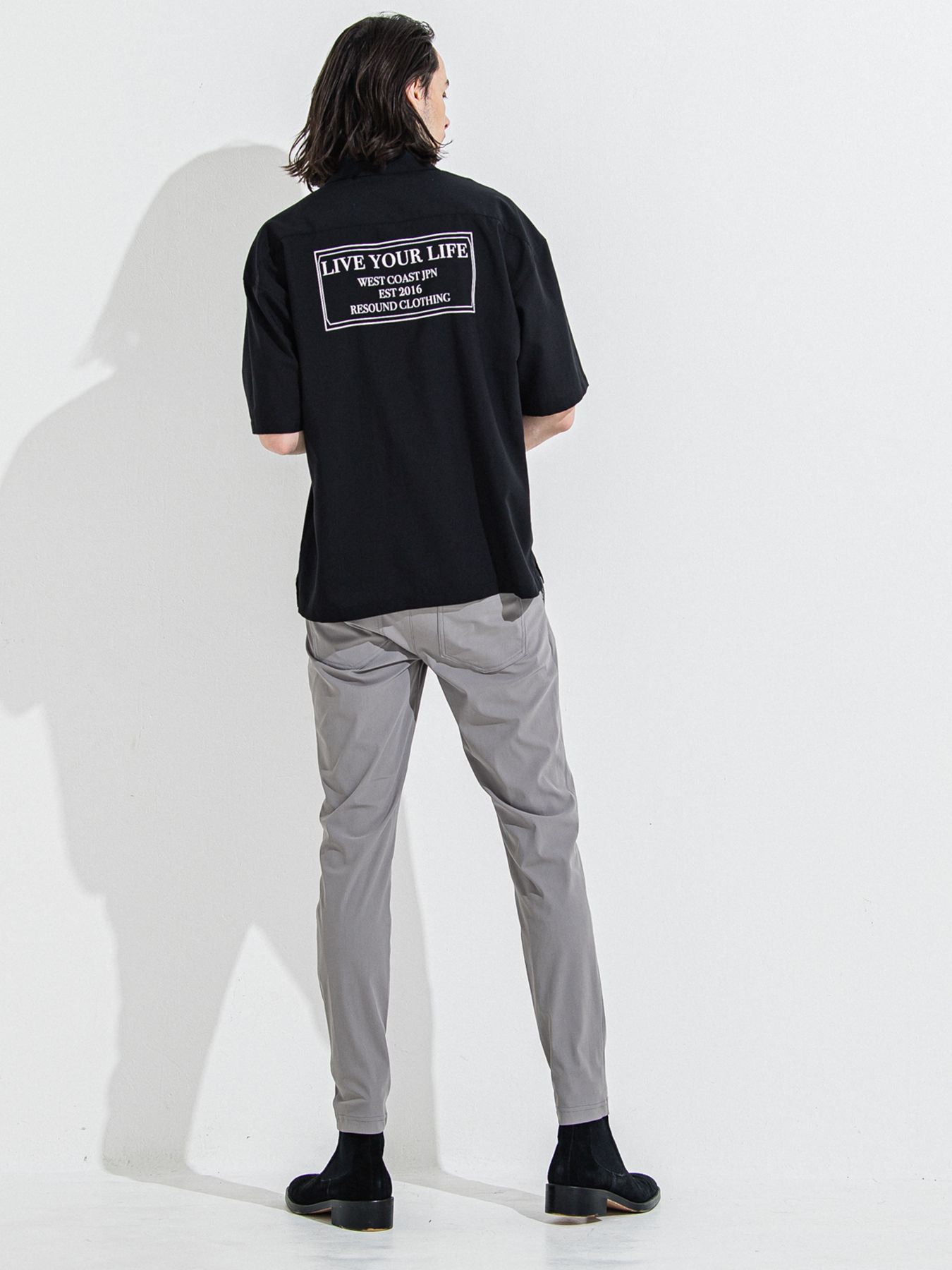 CHRIS EASY TUCK PANTS / クリスイージータックパンツ / グレー