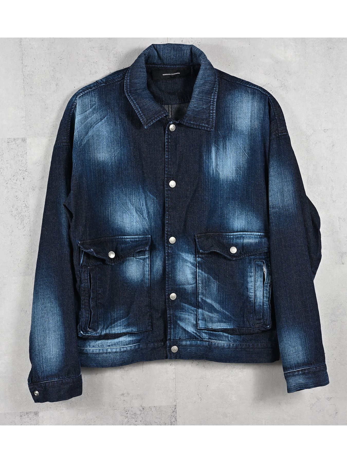 【予約品 11月16日(日) 締切】LDENIM AG FLIGHT JK / ライトデニム ミリタリージャケット / インディゴユーズド