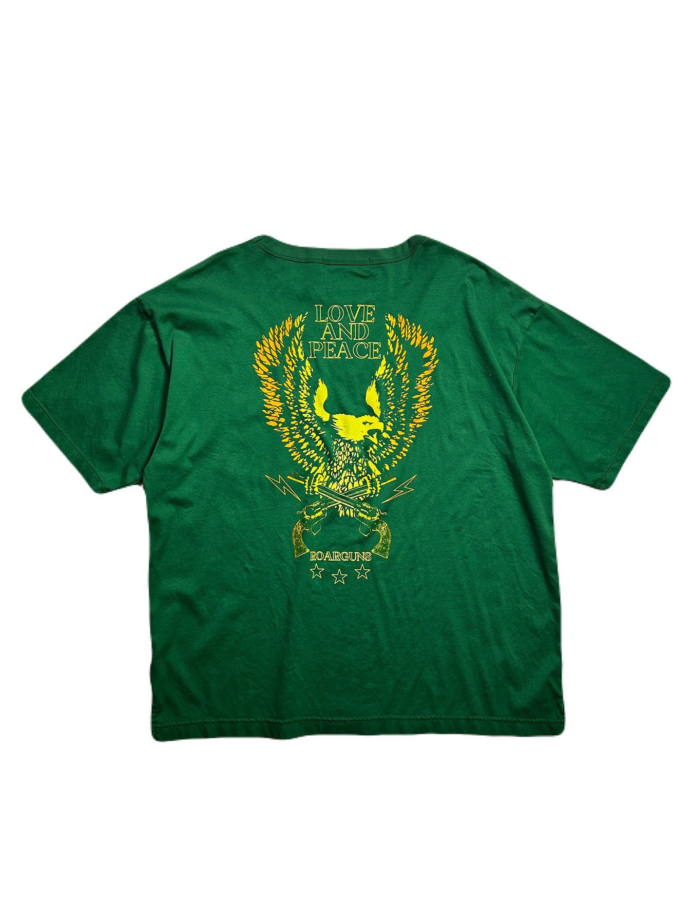 【予約品 8月10日(日) 締切 】EAGEL CROSSGUN S/S T / イーグル クロスガン Tシャツ / グリーン