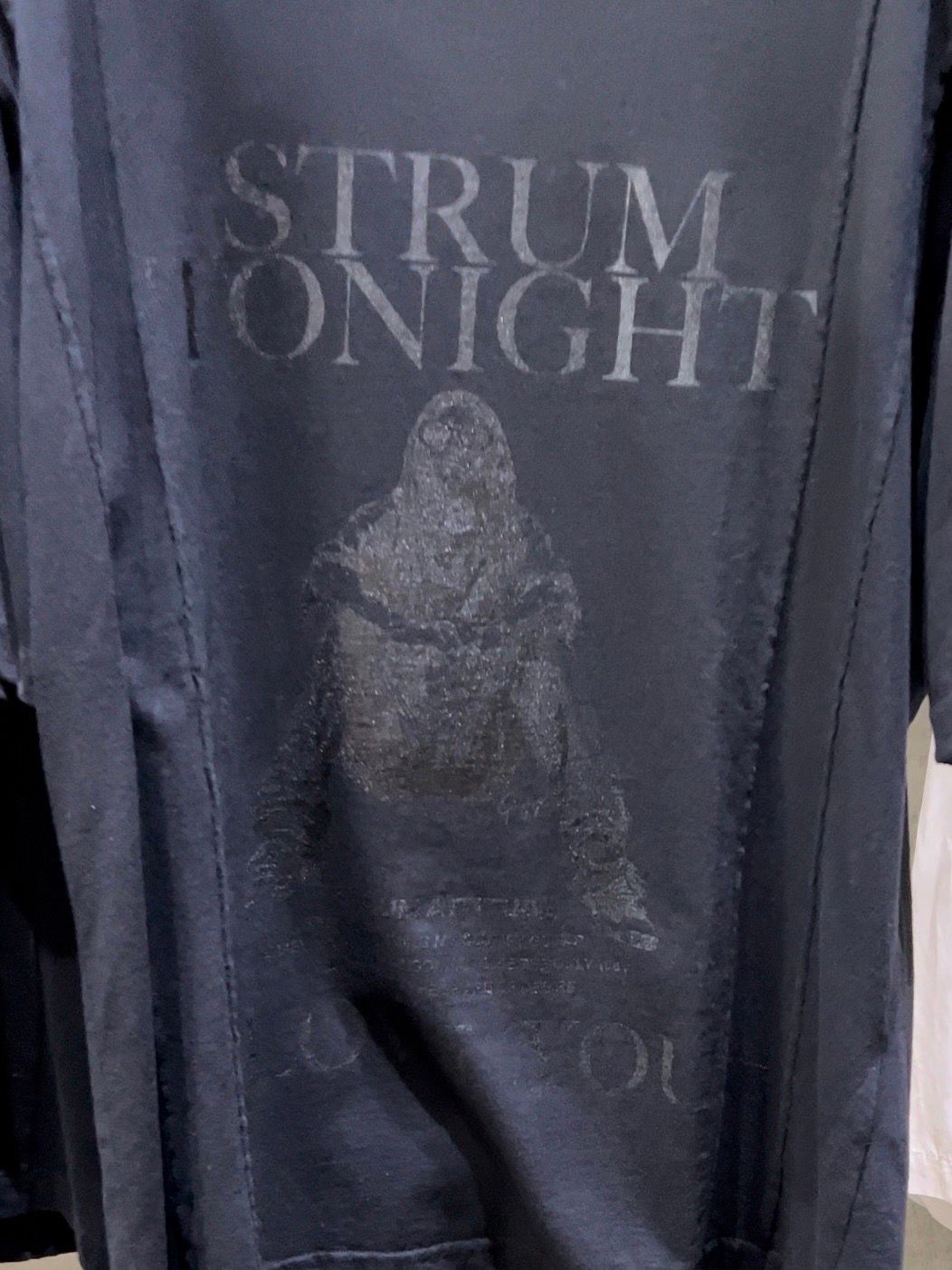 30/- ナチュラルソフト天竺 クルーネック  T シャツ / Crew Neck オーバーサイズT-shirt / ブラック 【STRUM】