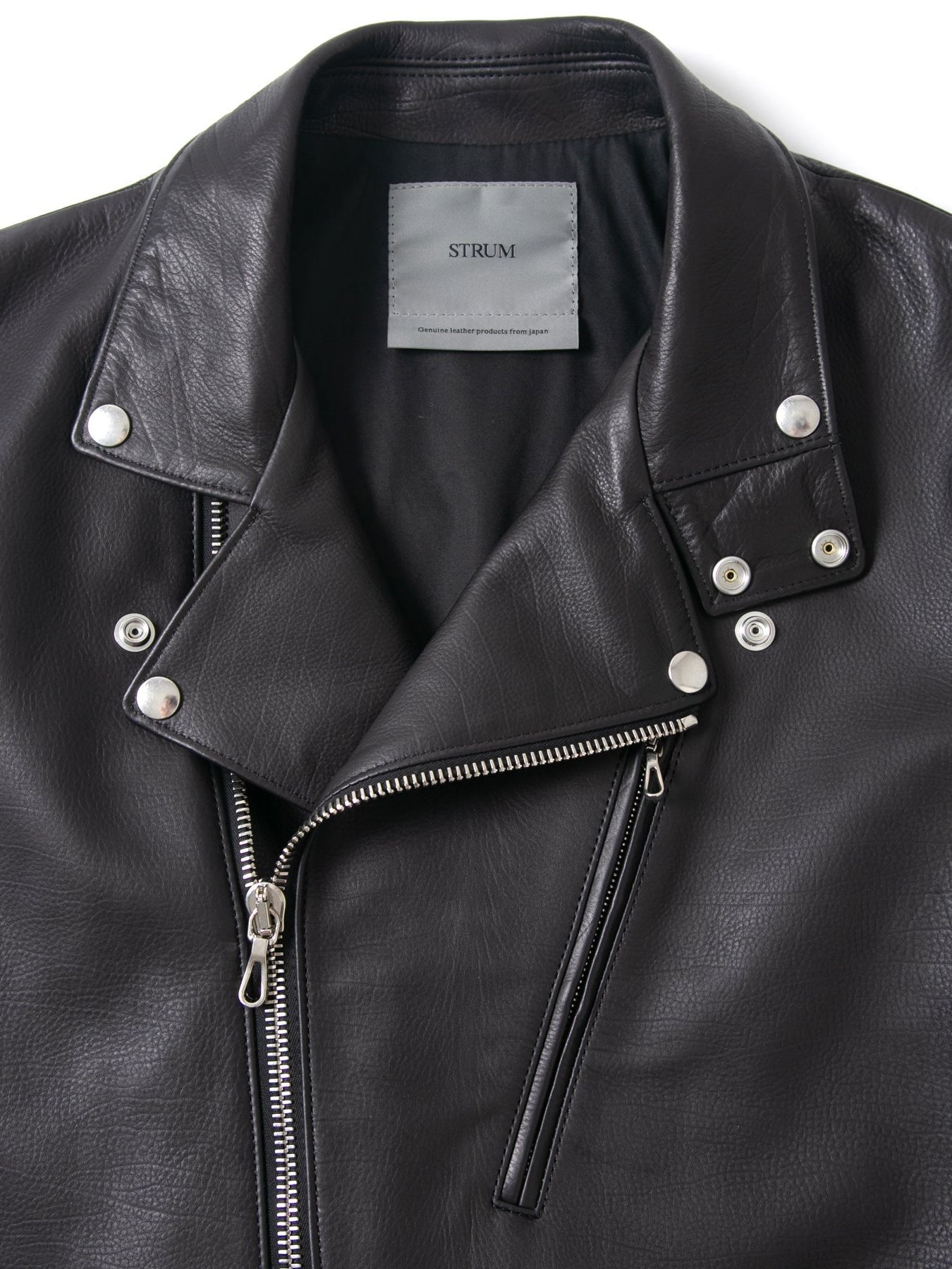 【予約品 10月12日(日) 締切】Oil Calfskin Double Riders / オイルカーフ ダブルライダース / BIRD MAN