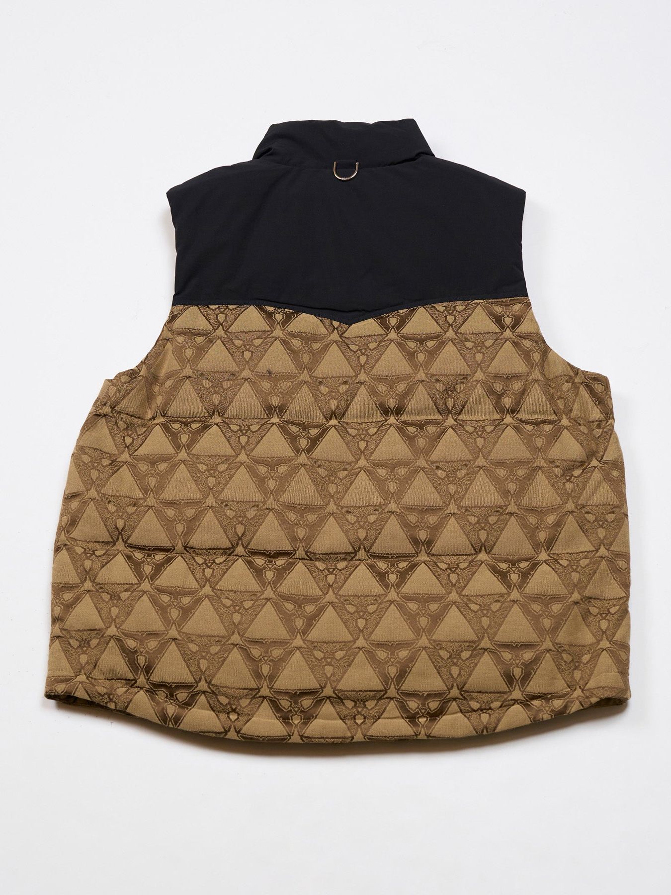EAGLE "TRIANGLE" JACQUARD DOWN VEST / ダウンベスト / カーキ