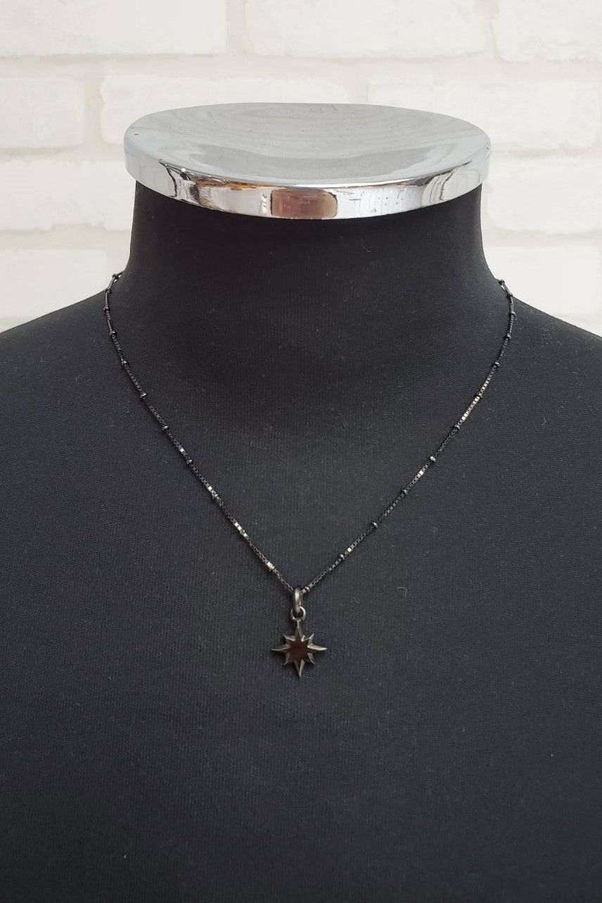 SUN CHARM PENDANT / SV925.BK