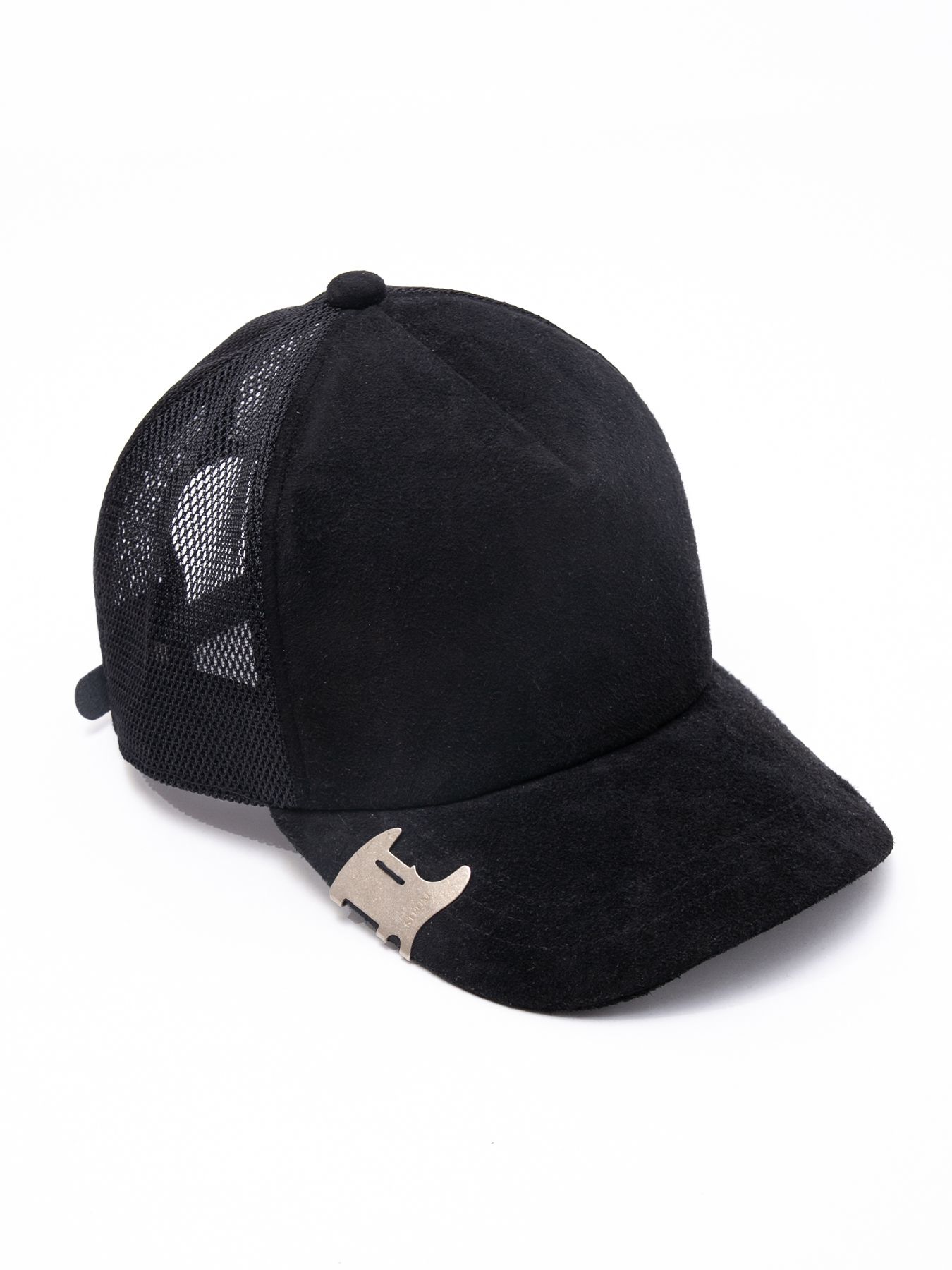 【予約品 4月6日(月) 締切】Deerskin Suede Leather Cap / ディア スエード レザーキャップ / ブラック