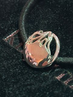 18mm Conch Hair Gomme /  18mm シルバー コンチョ ヘアゴム / シルバー925