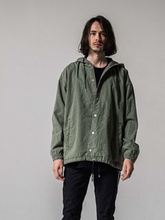 【予約品 11月16日(日) 締切】COACH HOODIE / コーチジャケットパーカー / カーキ