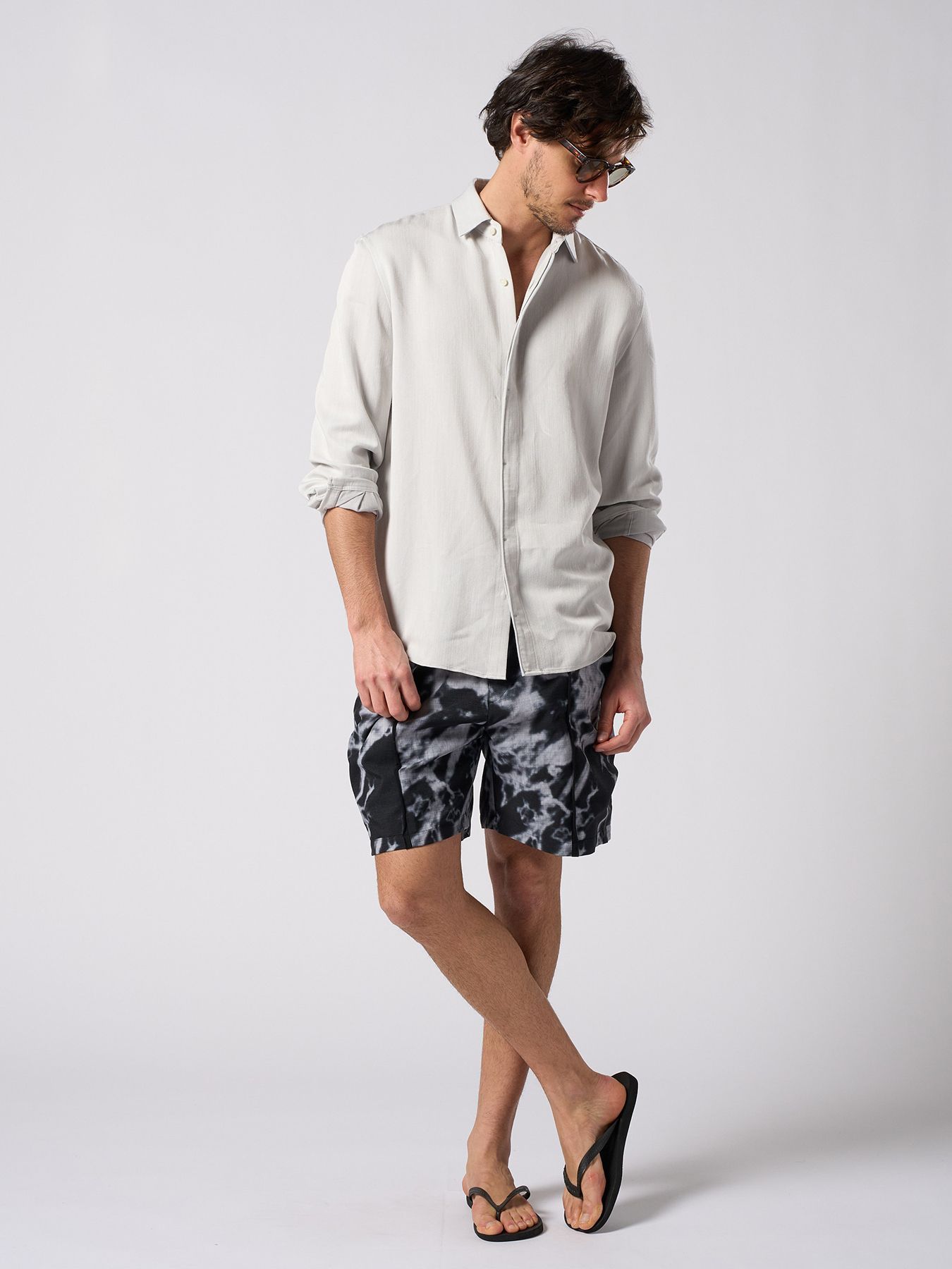 【予約品 1月25日(日) 締切】teck shorts / テックショーツ / モノプリント